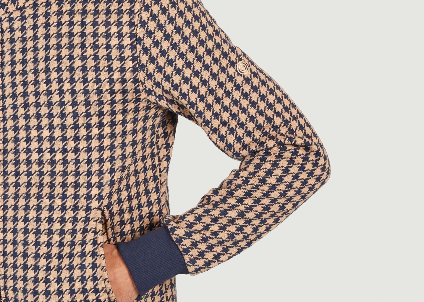 Adriano Dauphine knitted fleece jacket  - Les Garçons Faciles