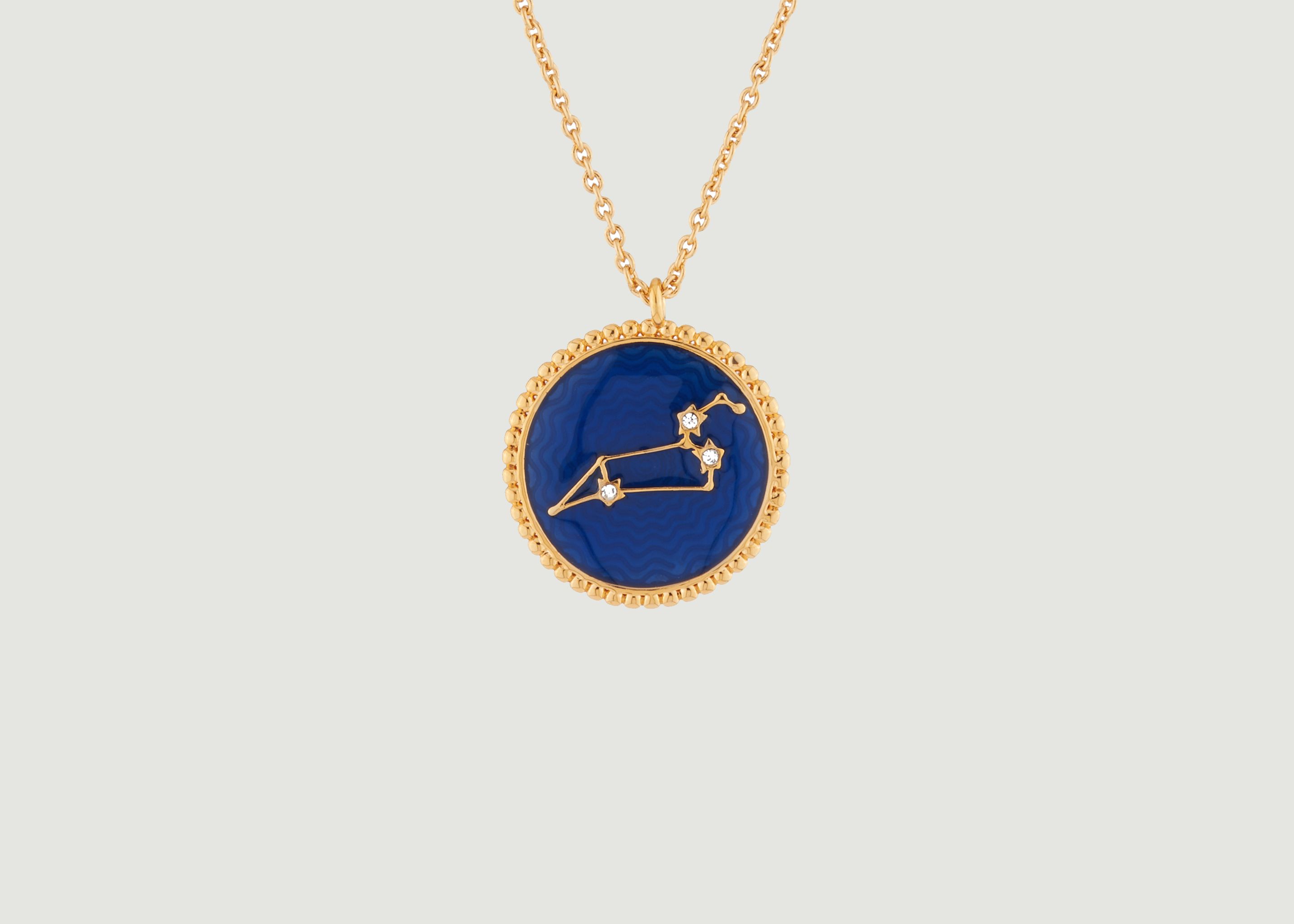Collier avec pendentif signe astrologique Lion - Les Néréides