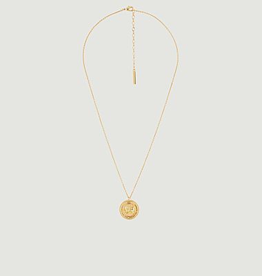 Leo astrological sign necklace with pendant