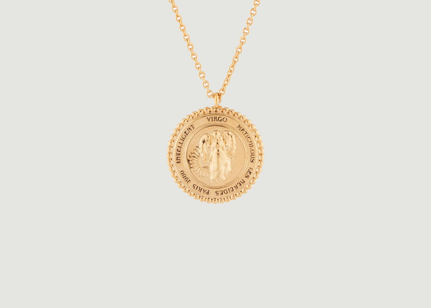 Virgo astrological sign necklace with pendant - Les Néréides