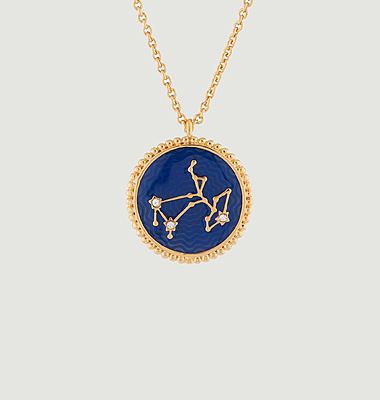 Collier avec pendentif signe astrologique Sagittaire