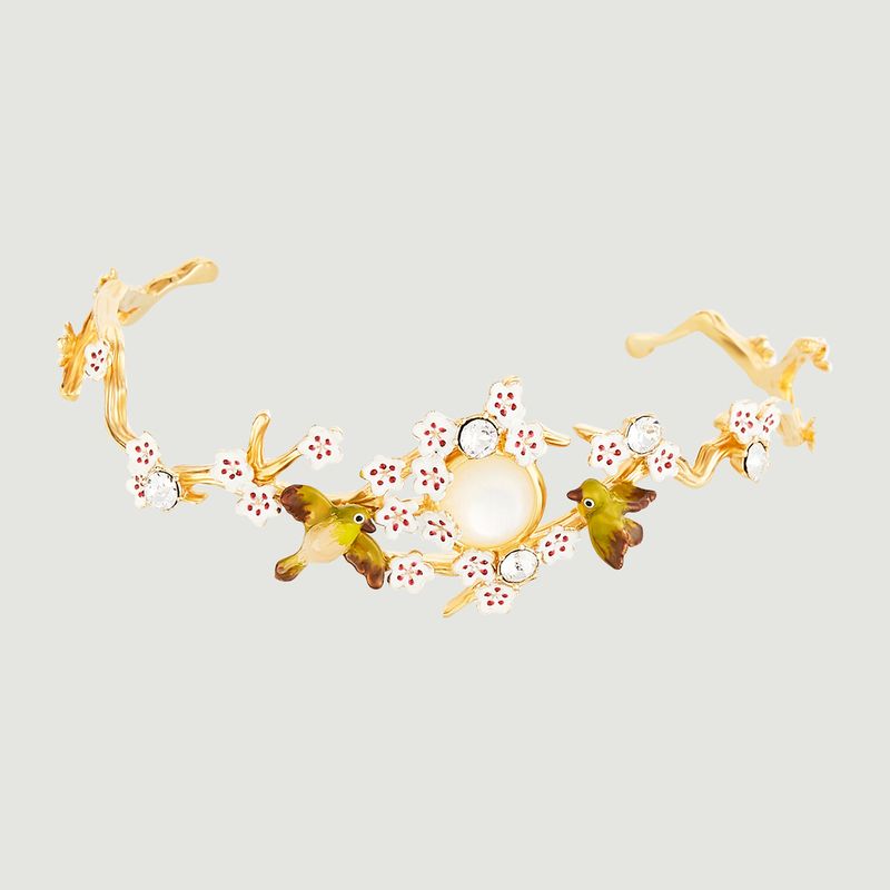 Hanami cuff bracelet - Les Néréides