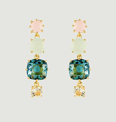 La Diamantine Earrings 4 stones
