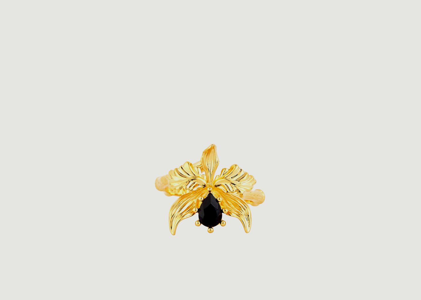 Bague Ajustable Orchidée Flamboyante - Les Néréides