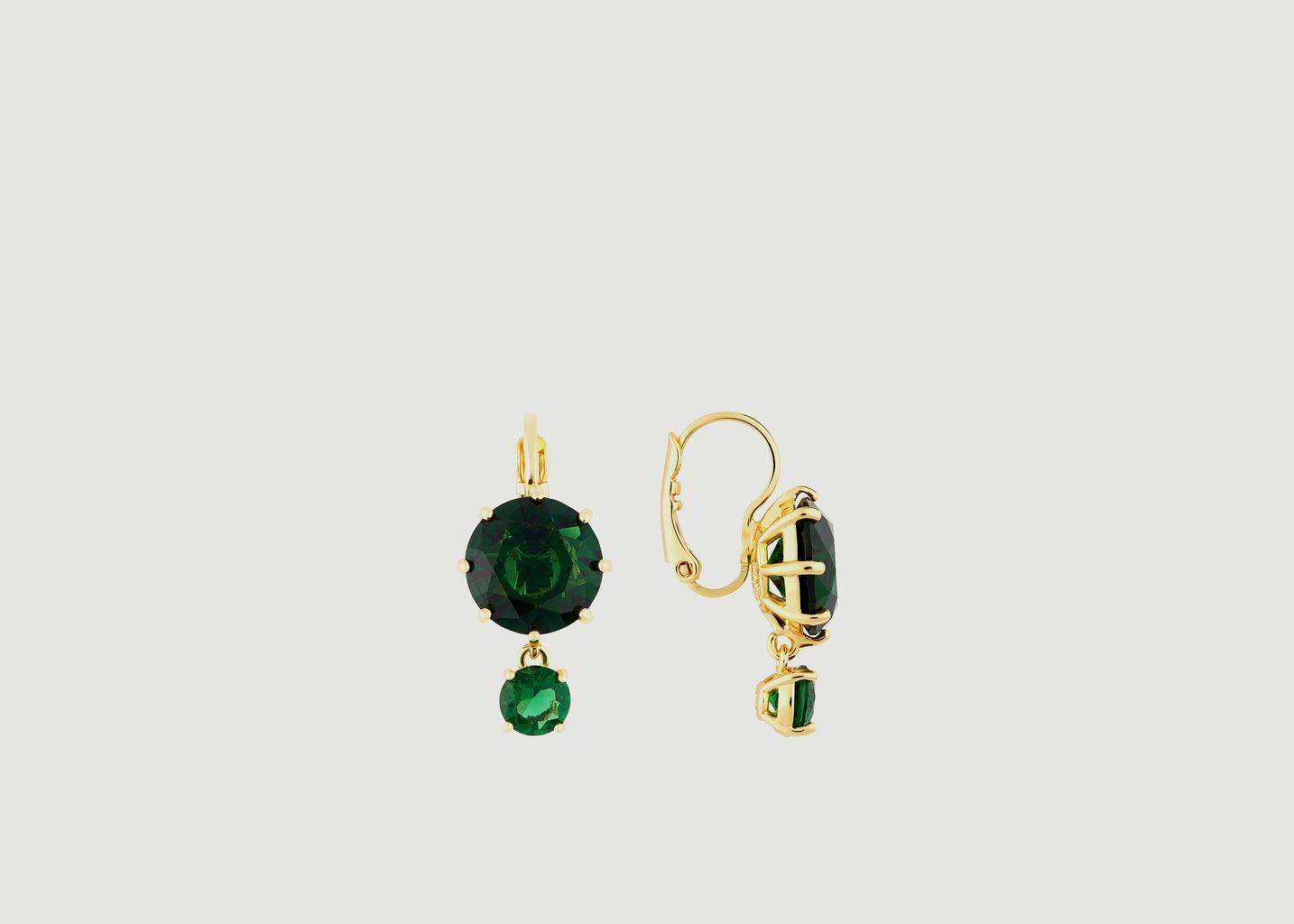 Boucles d'Oreilles La Diamantine Dormeuses - Les Néréides