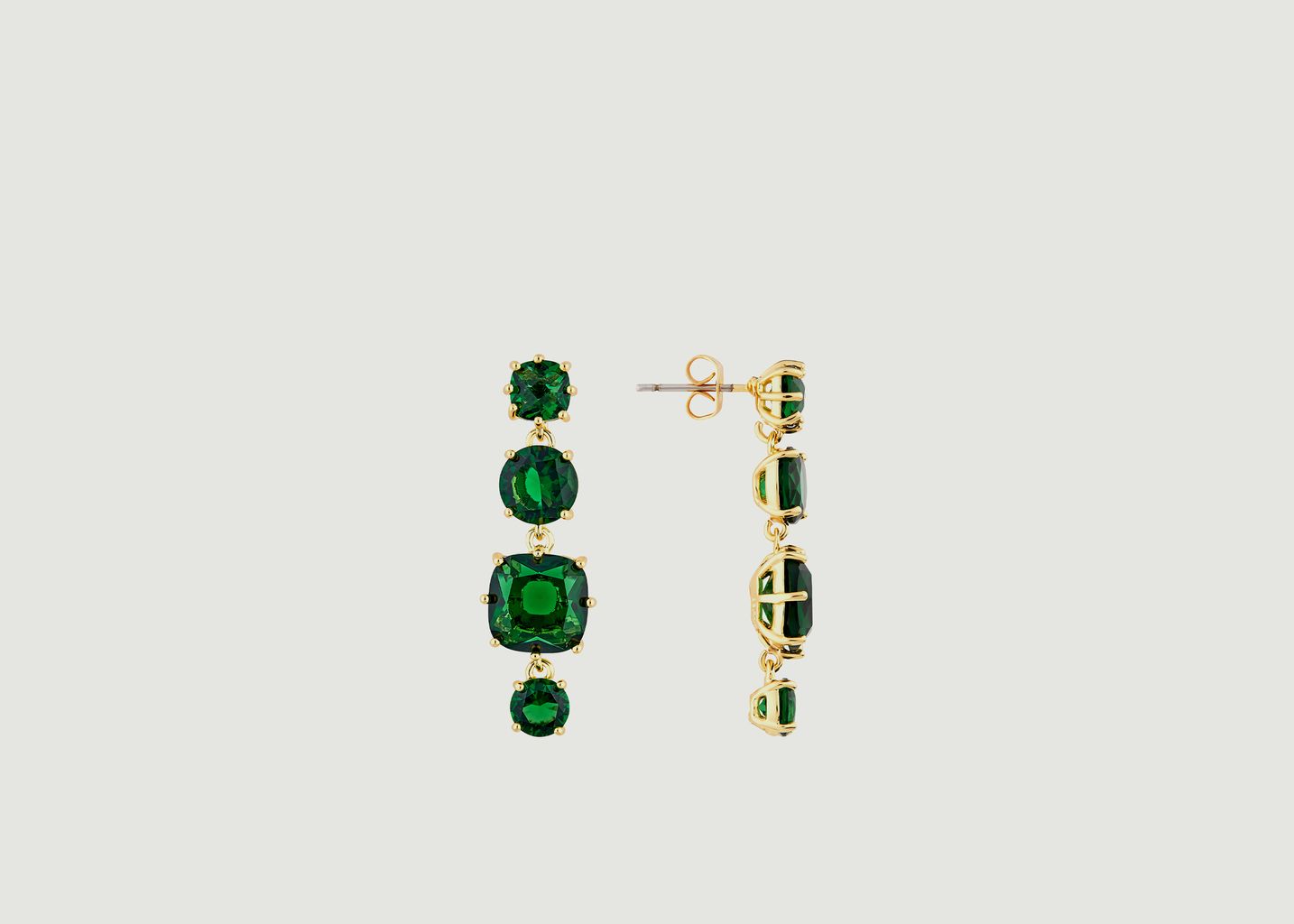 Boucles d'oreilles La Diamantine Pendantes - Les Néréides