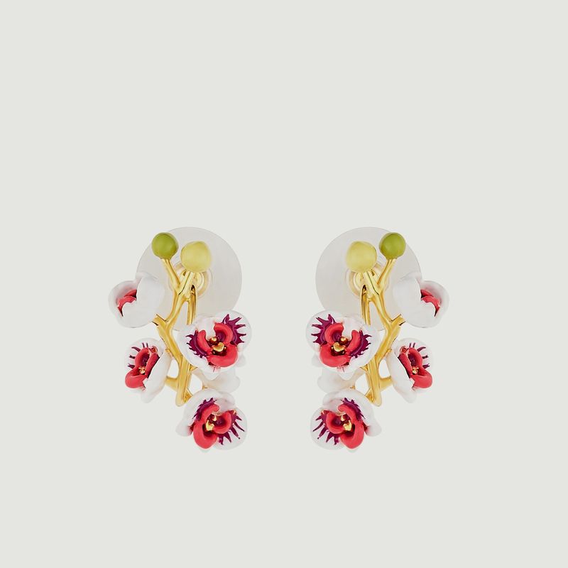Boucles d'oreilles Orchidée Papillon - Les Néréides