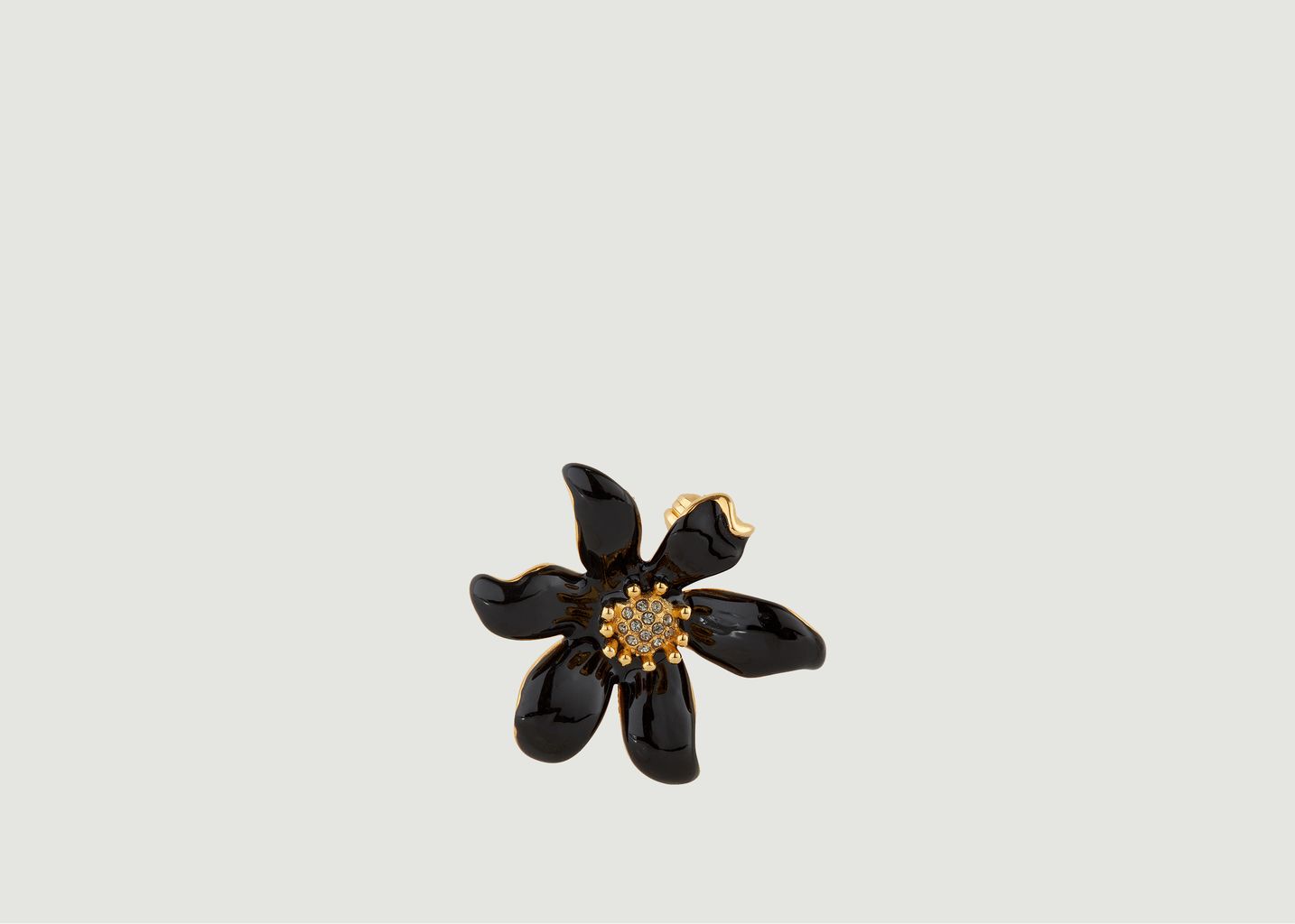 Broche plaqué or fleur de lys - Les Néréides