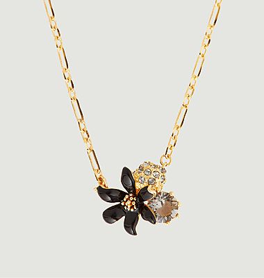 Chain necklace with fleur-de-lis pendant