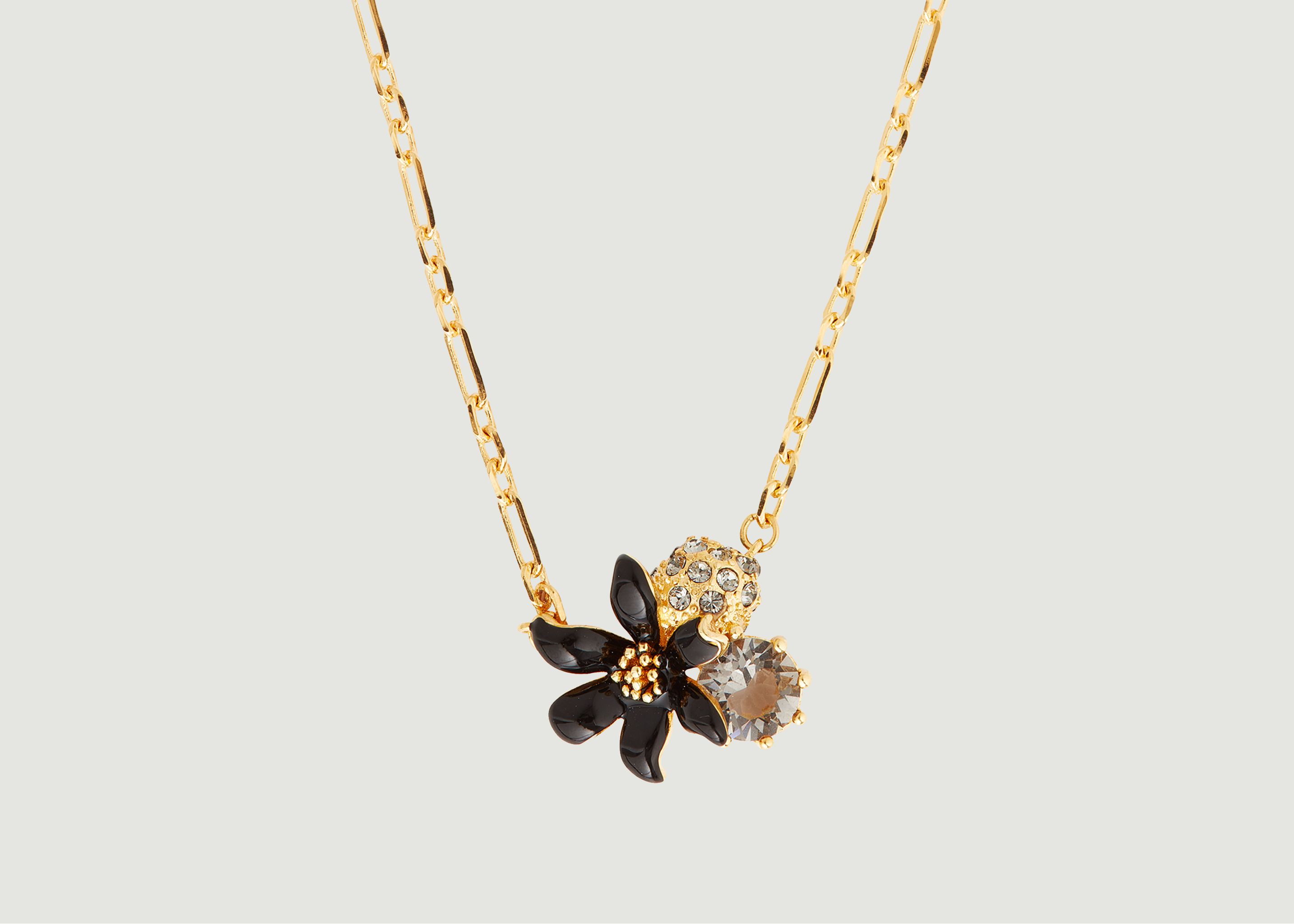 Chain necklace with fleur-de-lis pendant - Les Néréides