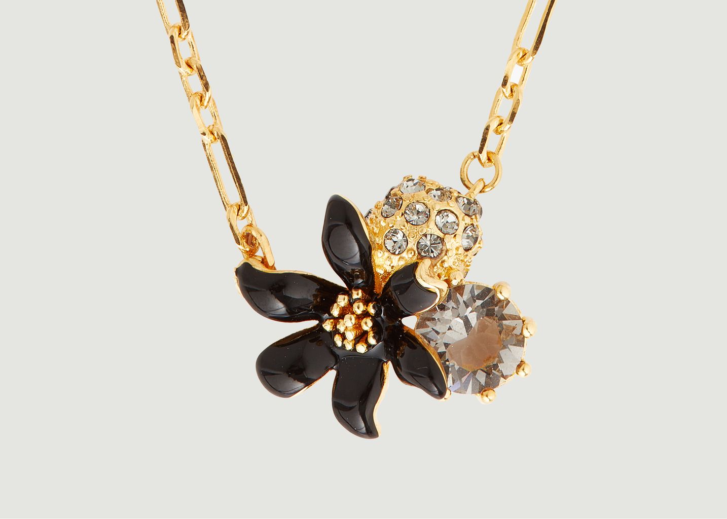 Collier chaîne avec pendentif fleur de lys - Les Néréides