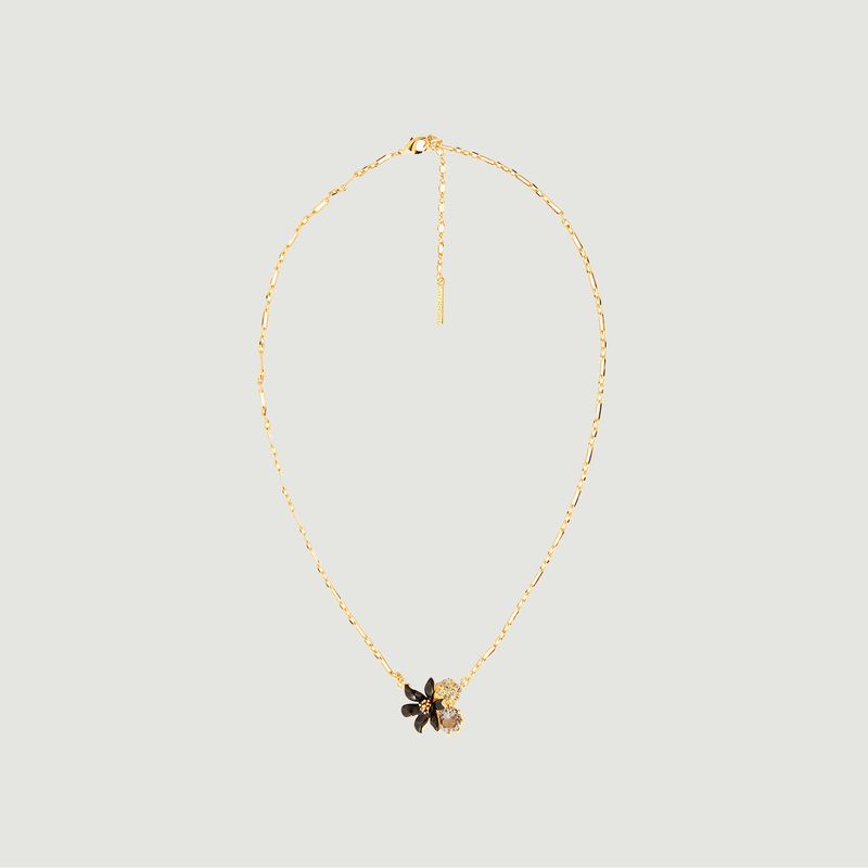 Chain necklace with fleur-de-lis pendant - Les Néréides