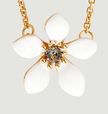 Fine necklace with buttercup pendant
