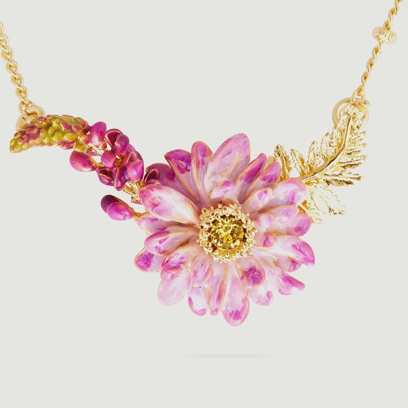 Lotusblume und Lupine Necklace - Les Néréides