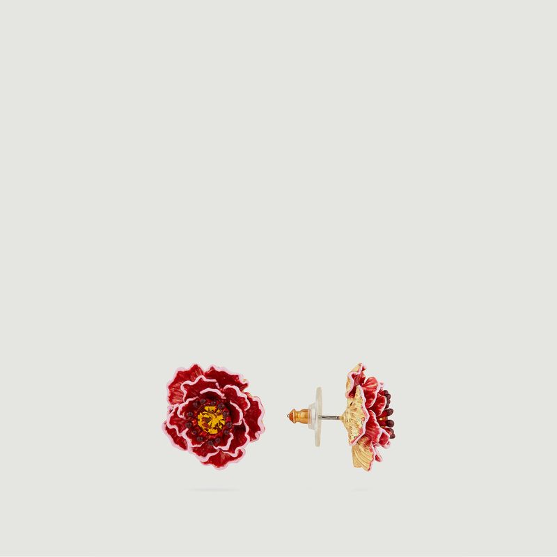 Peach blossom earrings - Les Néréides