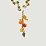 Fine necklace with amphora pendant, vine leaves and fruits - Les Néréides