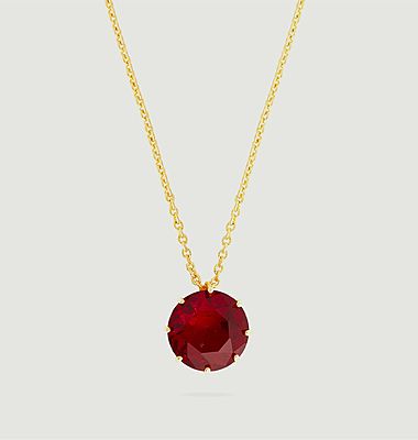 Fine necklace with round pendant La Diamantine