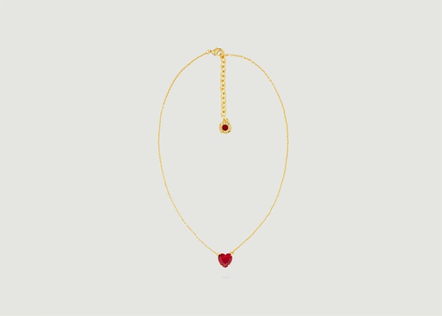 Fine necklace with heart pendant La Diamantine - Les Néréides