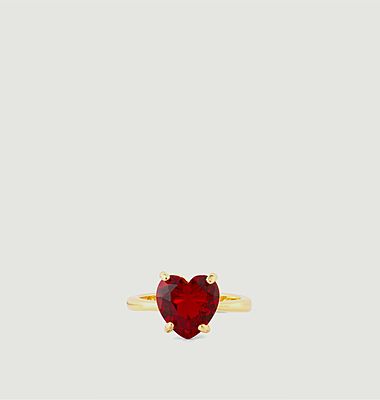 Heart Ring Solitaire La Diamantine