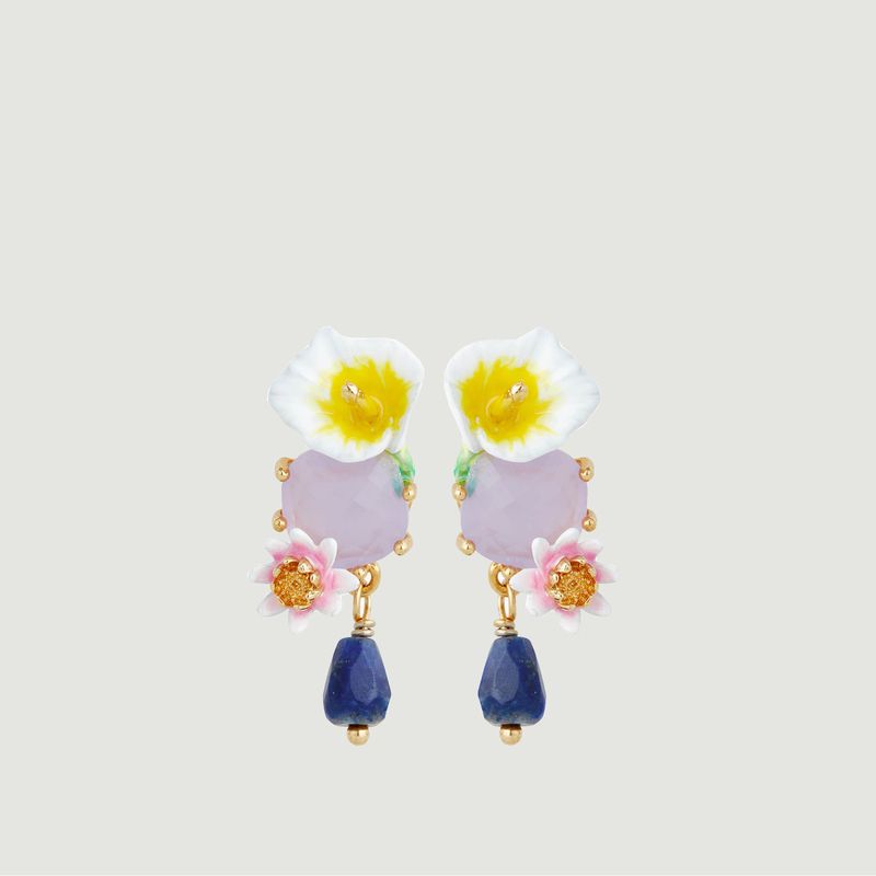 Floating garden earrings - Les Néréides