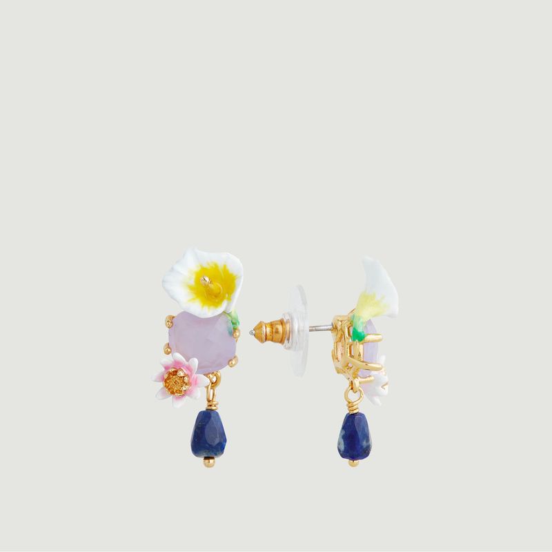 Floating garden earrings - Les Néréides