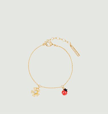 Fine bracelet ladybug