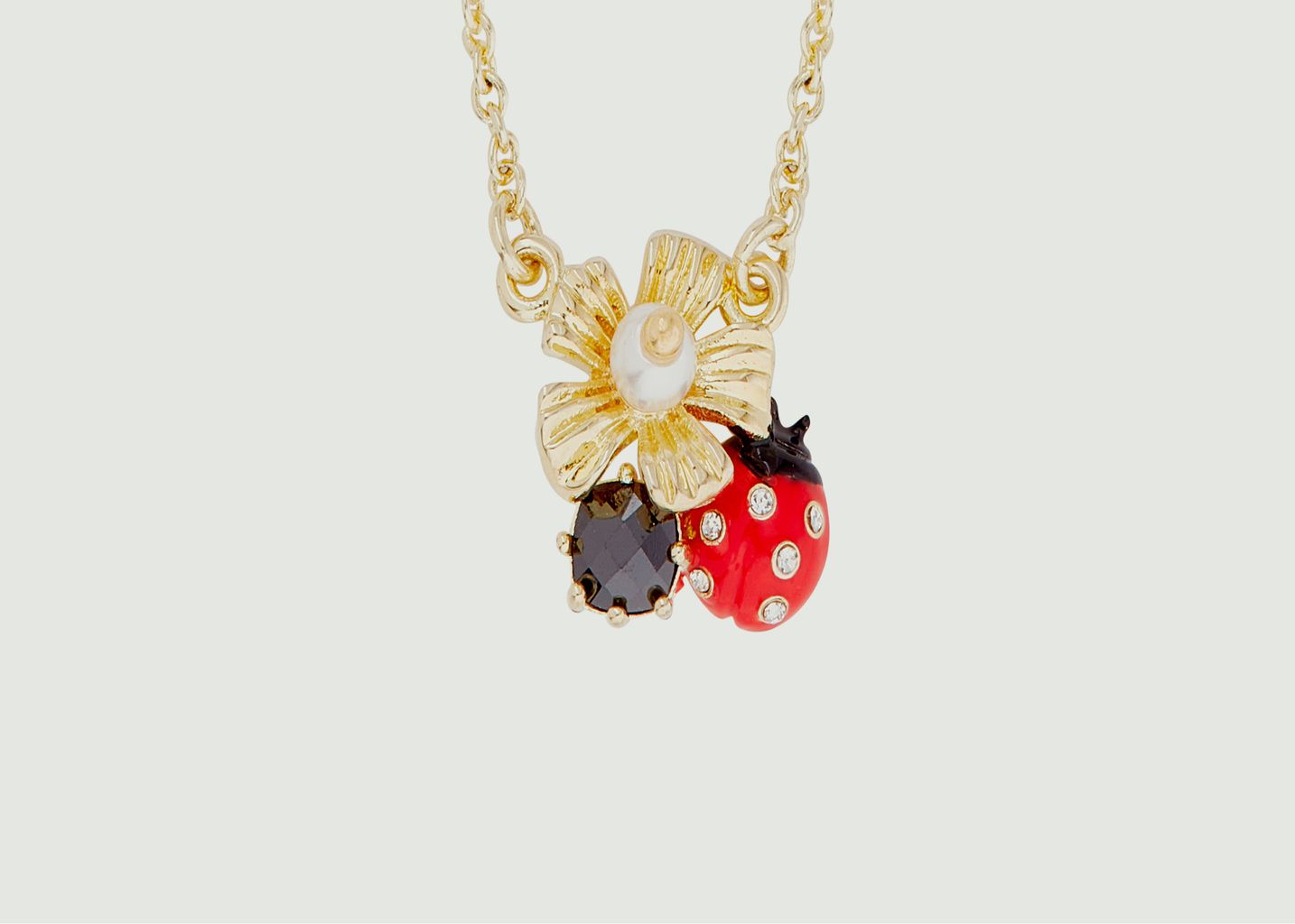 Necklace pendant Ladybug  - Les Néréides