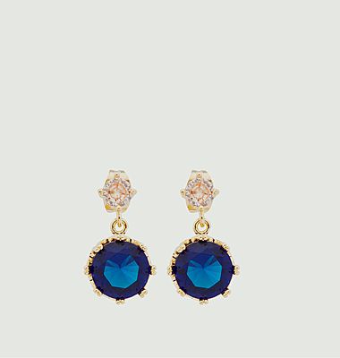 Pendant earrings with Colorama stones