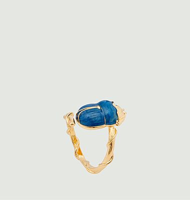 Adjustable scarab ring Les Amulettes
