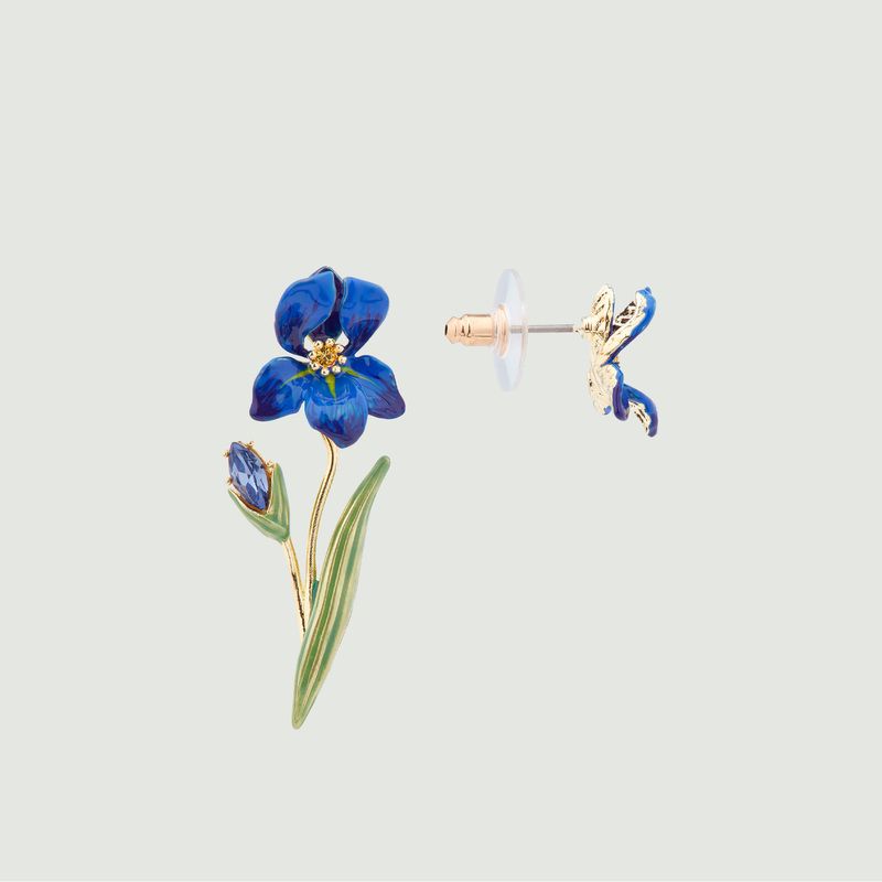 Boucles d'oreilles tige Les Iris de Vincent - Les Néréides