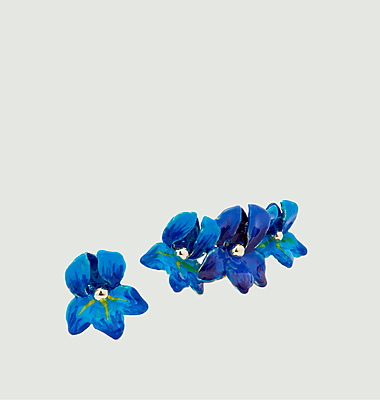 Boucles d'oreilles tige Les Iris de Vincent
