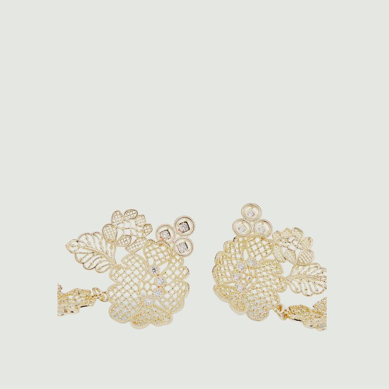 Gold Thread Earrings - Les Néréides