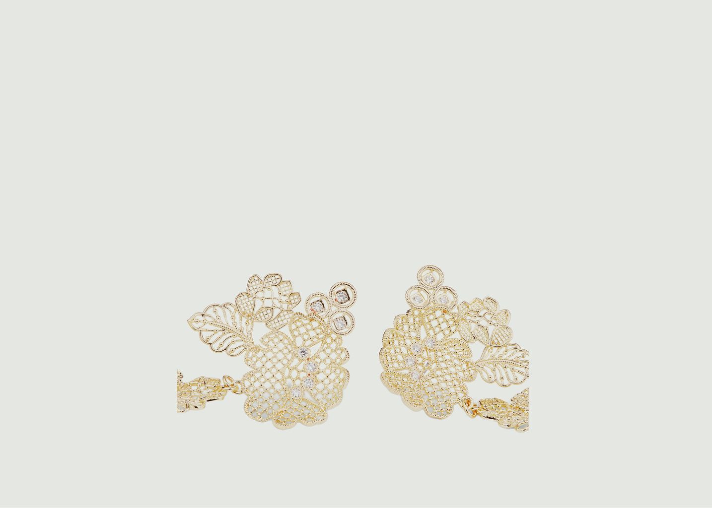 Gold Thread Earrings - Les Néréides