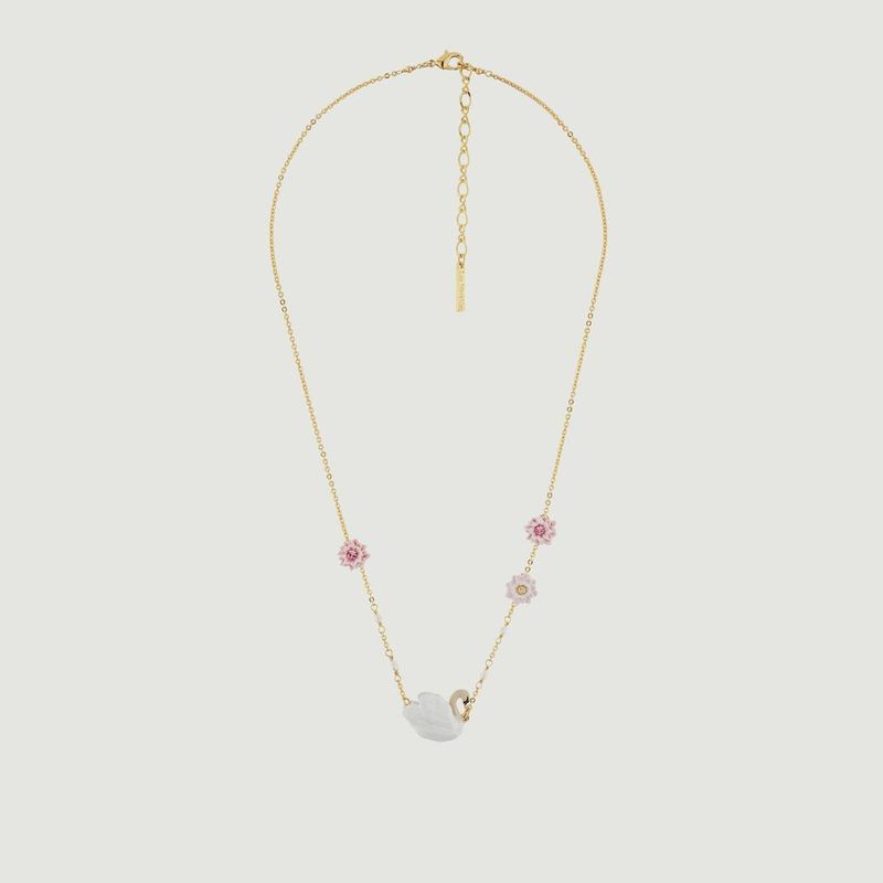 Collier Fin Cygne Et Nénuphars - Les Néréides