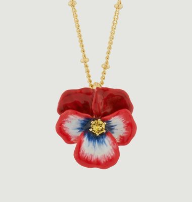 Pansy Pendant Necklace