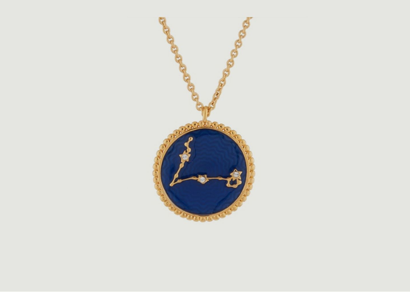 Pisces zodiac sign necklace - Les Néréides