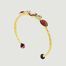 Indian flower bangle bracelet - Les Néréides