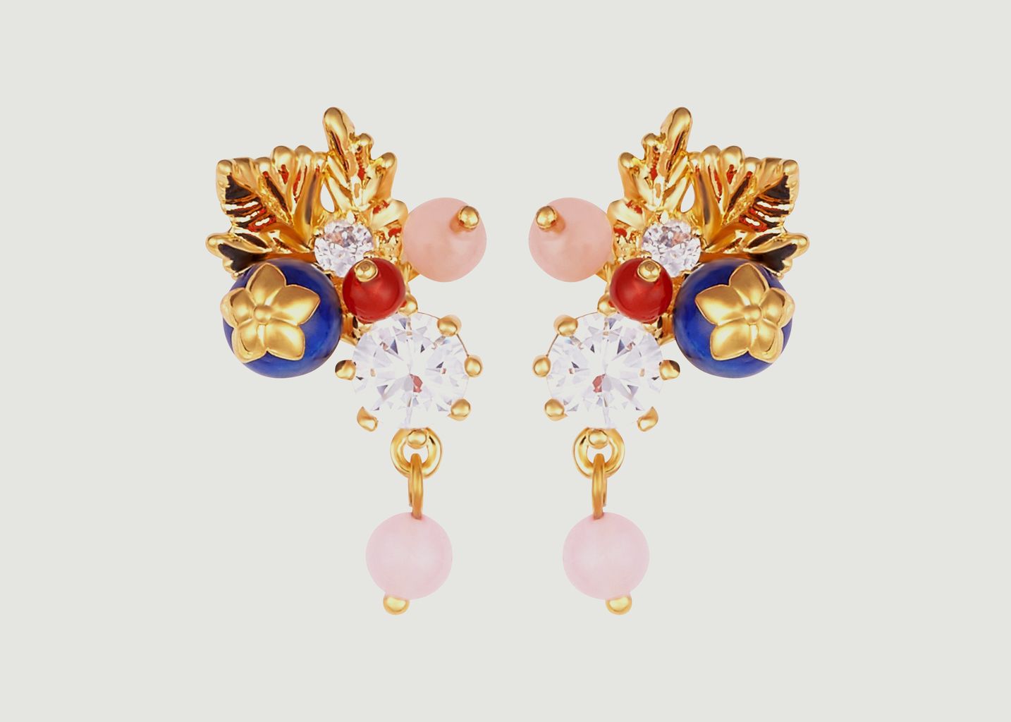 Miraculous berries stud earrings - Les Néréides