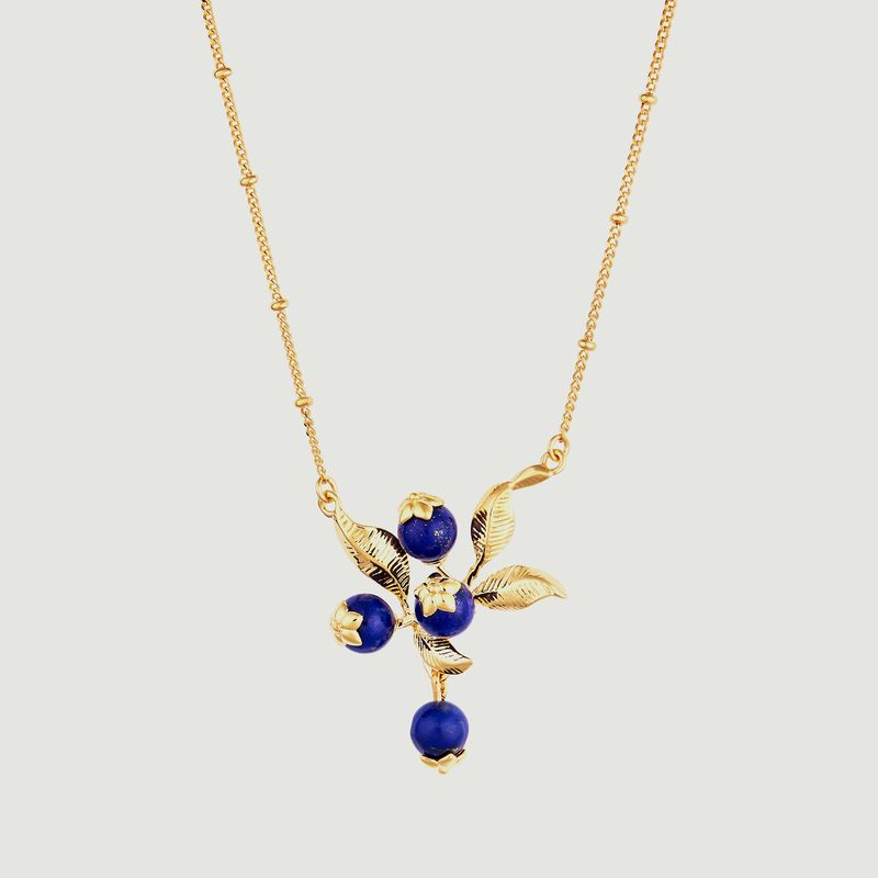 Bunch of blueberries pendant necklace - Les Néréides