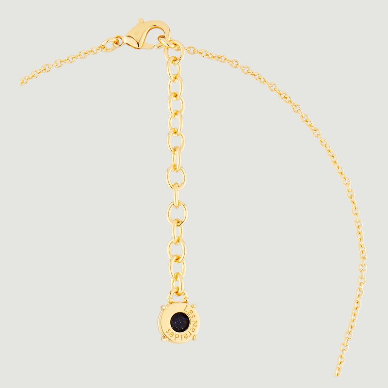 La Diamantine Anhänger Halskette mit rundem Stein - Les Néréides