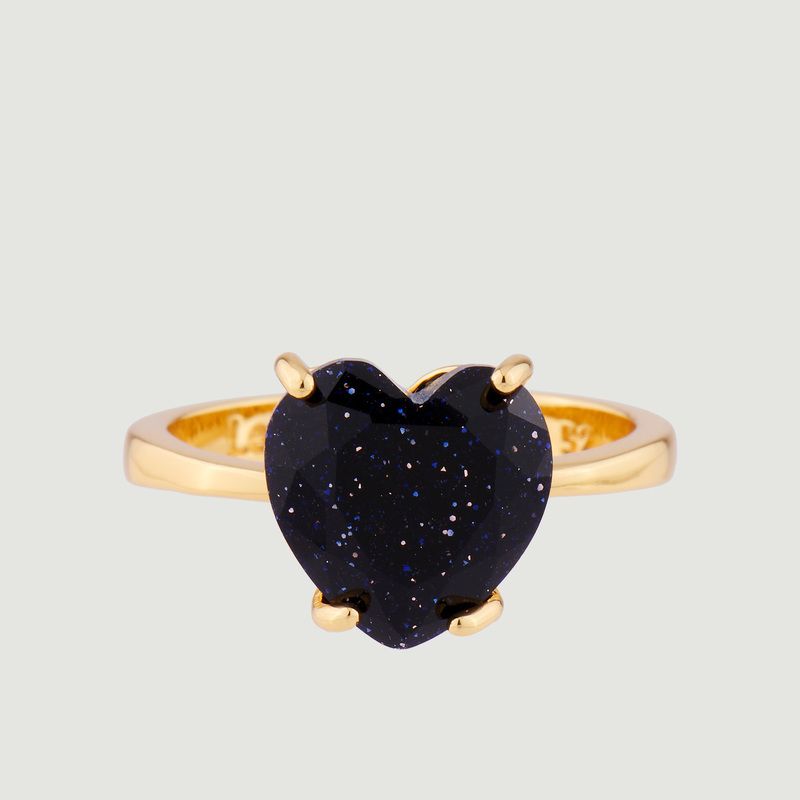 La Diamantine heart stone ring - Les Néréides