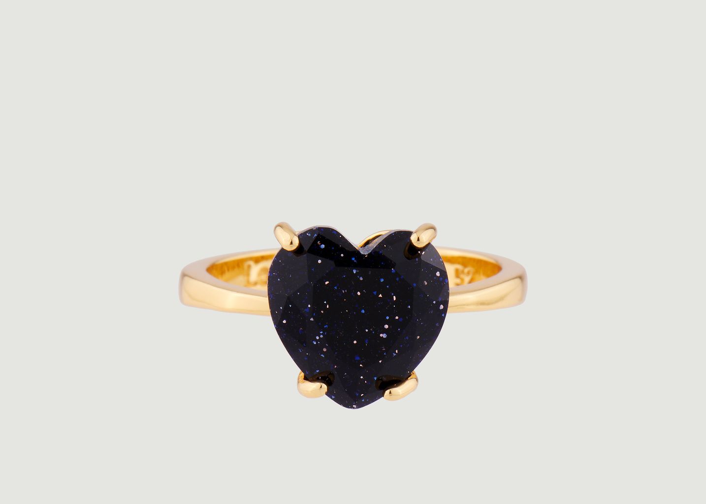 La Diamantine heart stone ring - Les Néréides