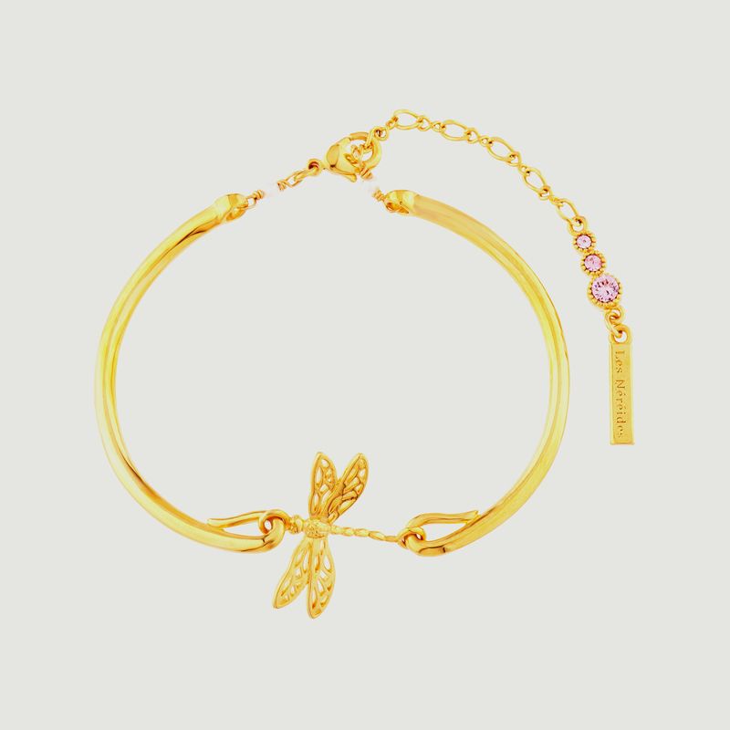 Little dragonfly adjustable bangle bracelet - Les Néréides