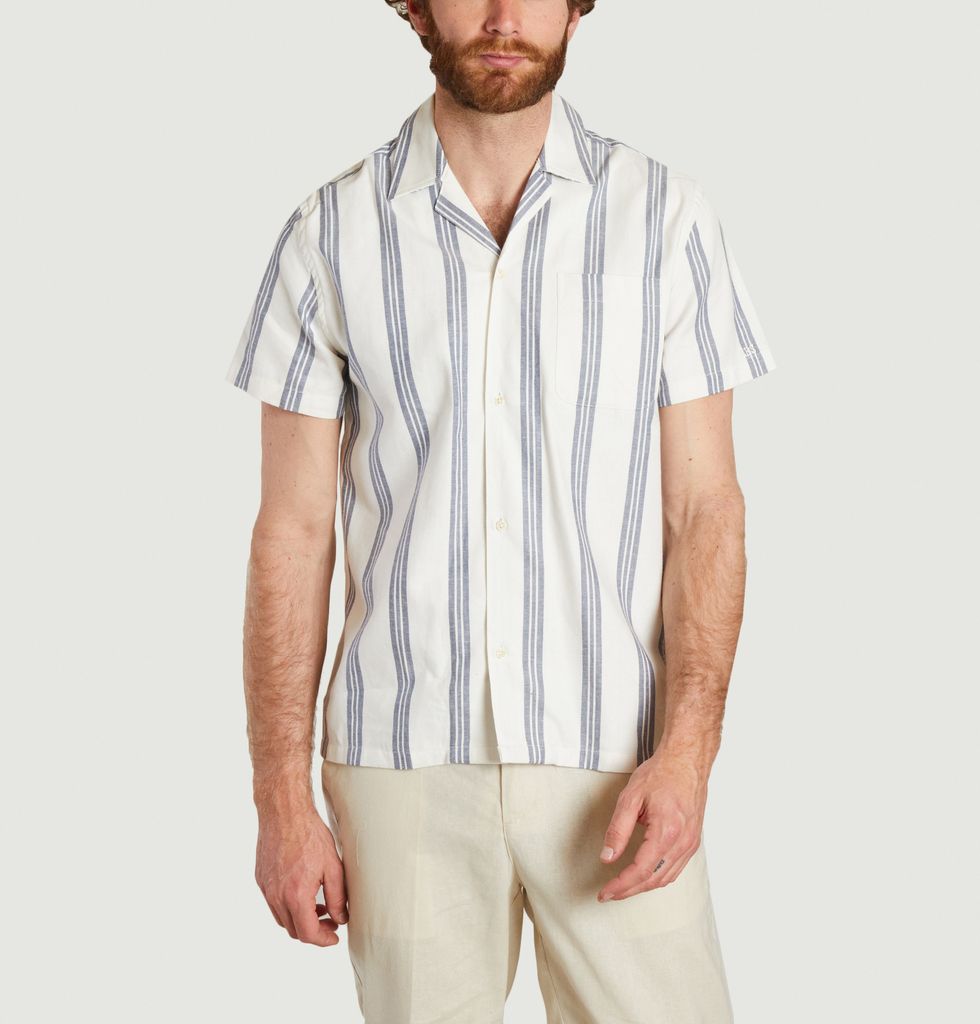 Lawson Stripe SS Shirt Print Les Deux | L’Exception