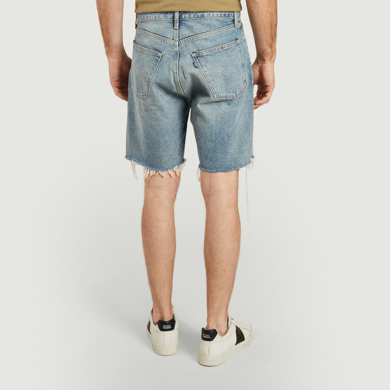 long denim shorts levis