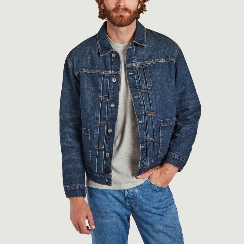 sherpa jean coat