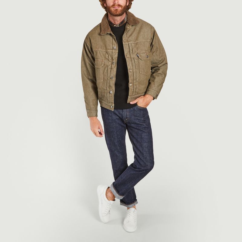 Sale Moss Rock Denim Jacket Natural 