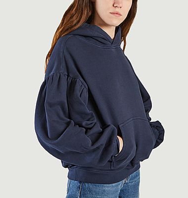 Shirring hoodie