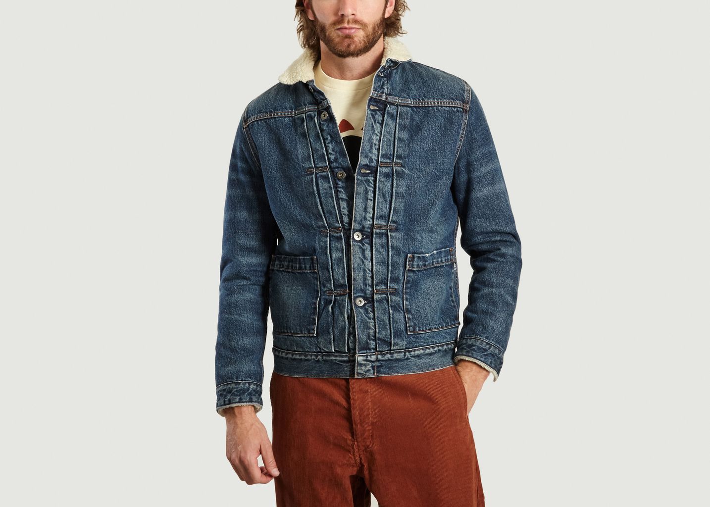 levis jeans jacket sherpa
