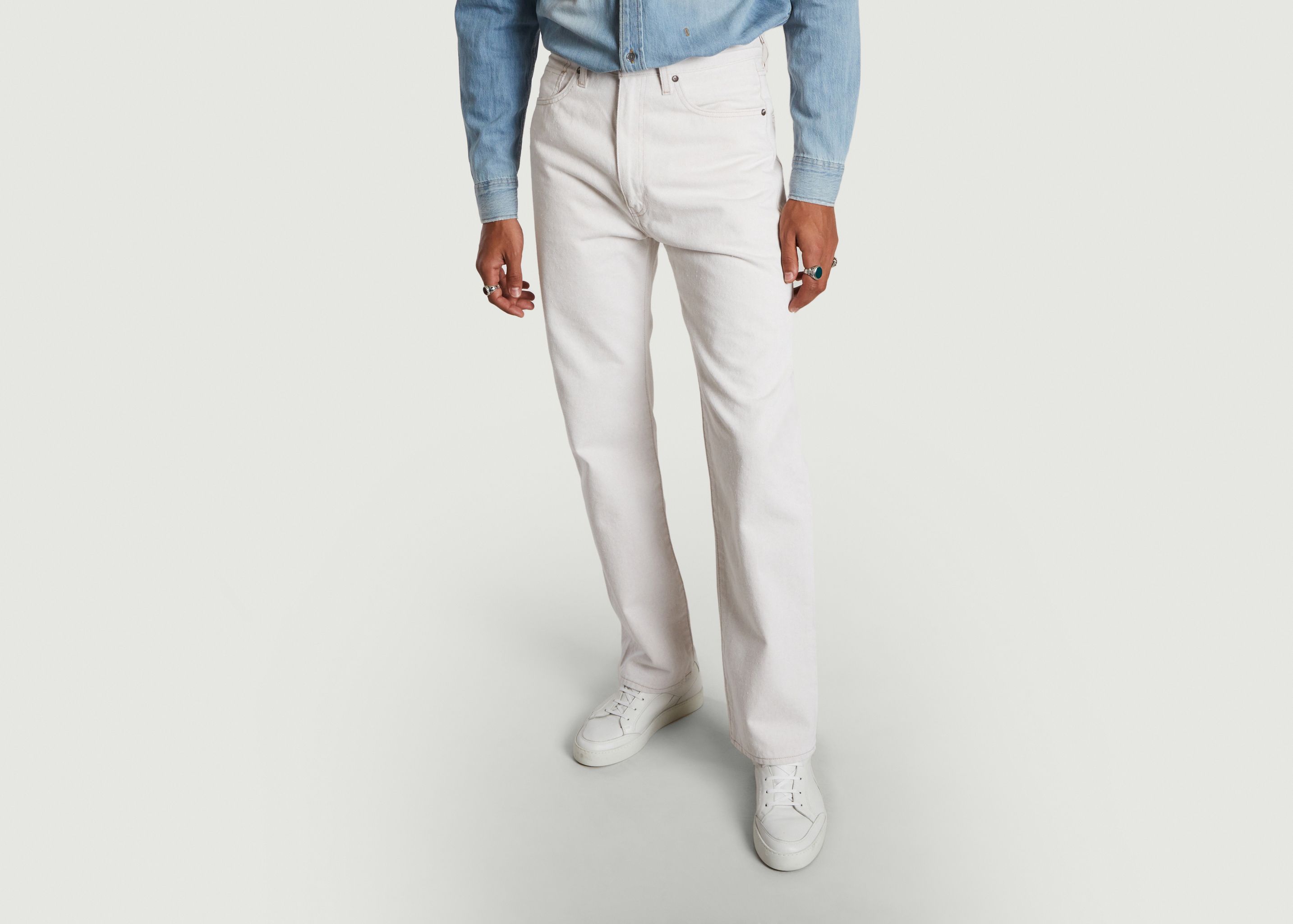 Straight cut high waist dyed jeans - Levi's M&C